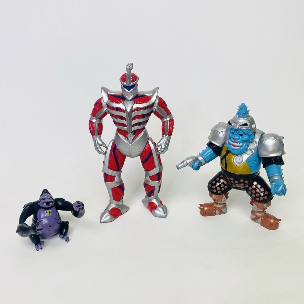 Vintage Bandai Lord Zedd Squatt Power Rangers Ben 10 Spider Monkey Toy Lot